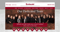 Desktop Screenshot of kozlowski-insurance.com