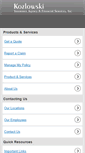 Mobile Screenshot of kozlowski-insurance.com